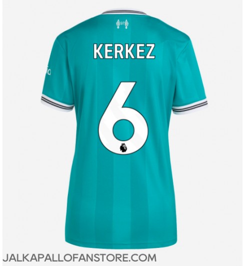 Liverpool Milos Kerkez #6 Kolmaspaita Naisten 2025-26 Lyhythihainen Liverpool Milos Kerkez #6 Kolmaspaita Naisten 2025-26 Lyhythihainen